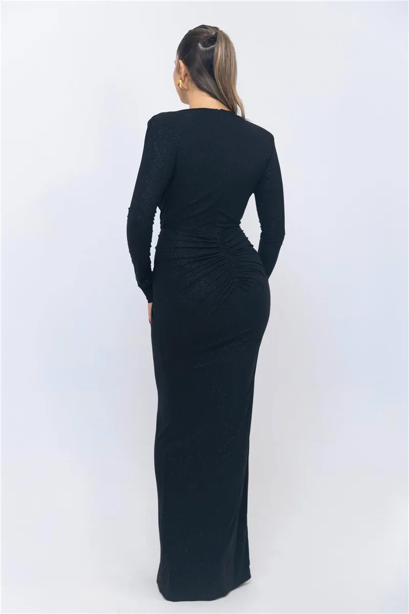 Olivia | Glanzende Bodycon Jurk