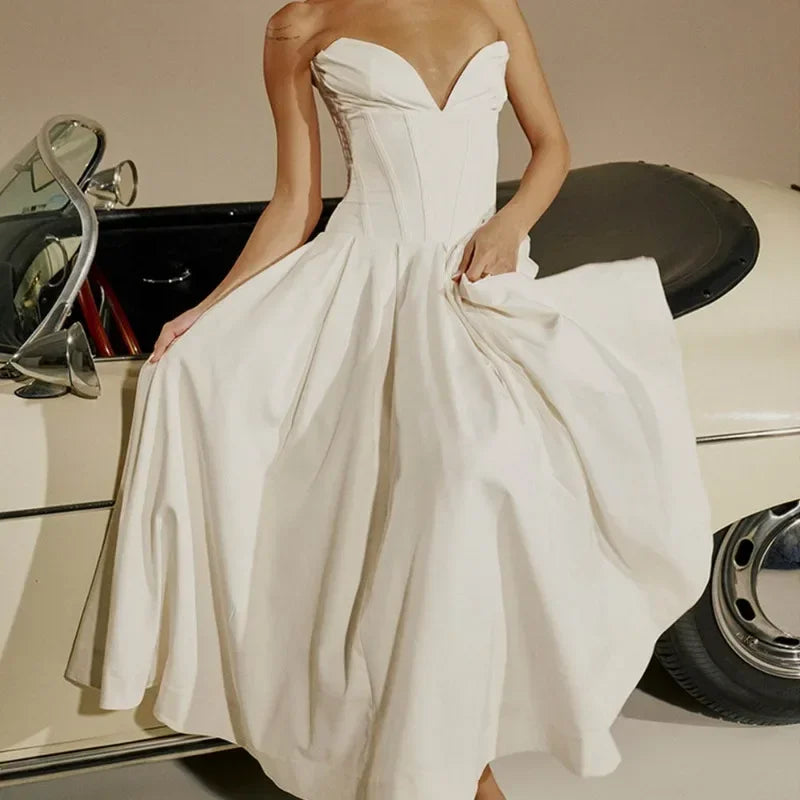 Emilia - Strapless Evening Dress