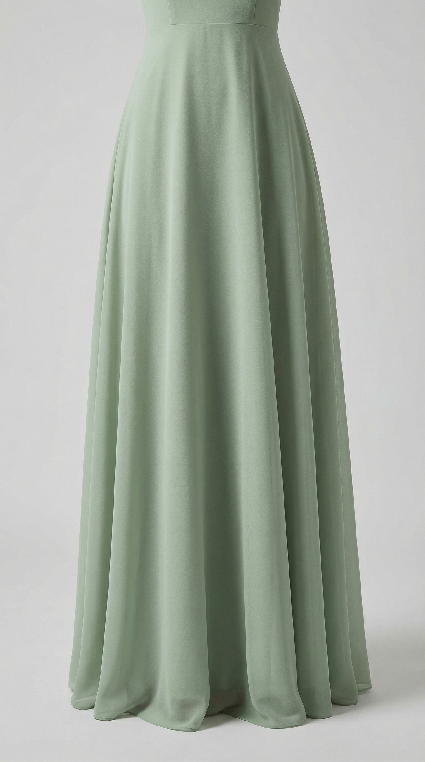 Elegant V-Neck Chiffon Maxi Evening Dress with Flutter Sleeves