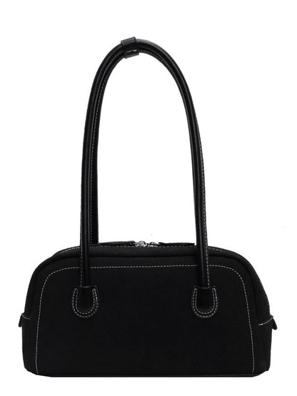 Retro frosted shoulder handbag casual pillow bag