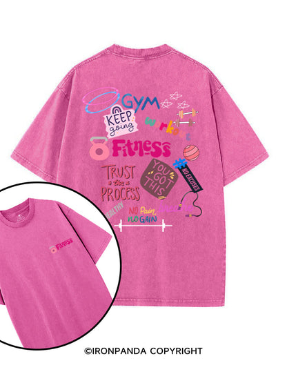 Fitness printed Gym Shirt