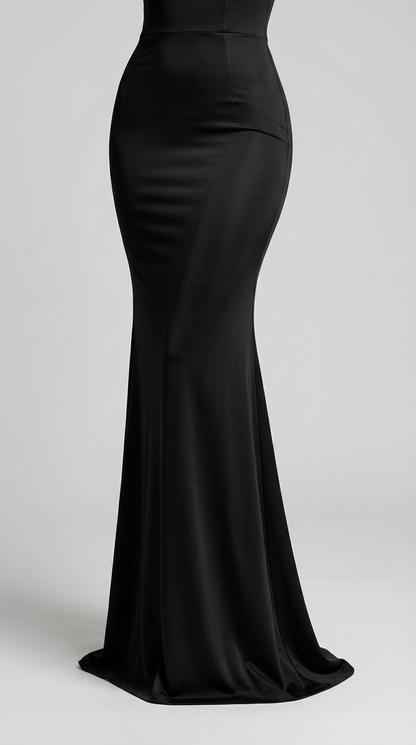 Elegant One-Shoulder Bodycon Maxi Dress – Sleeveless Evening & Prom Dress