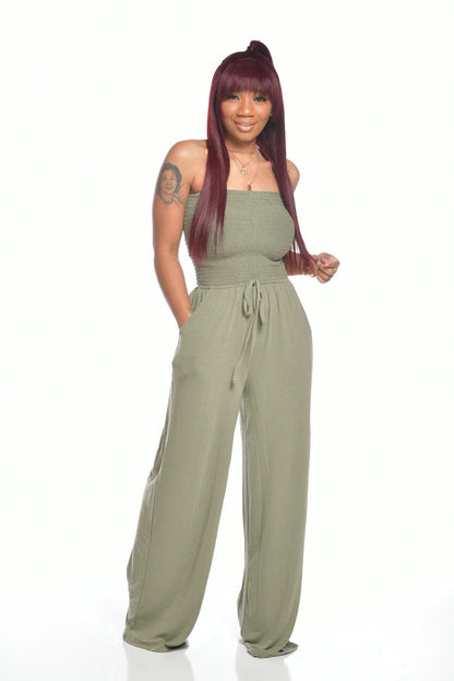 Céleste Off-Shoulder Jumpsuit