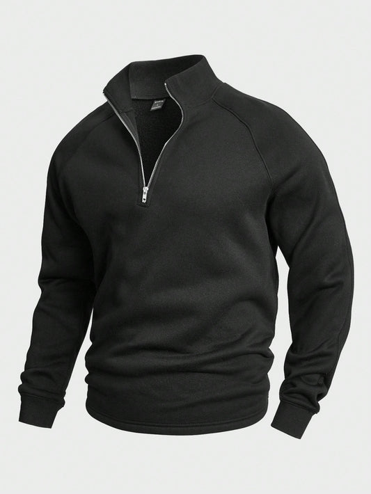 Antonio | Zip-up met halve rits