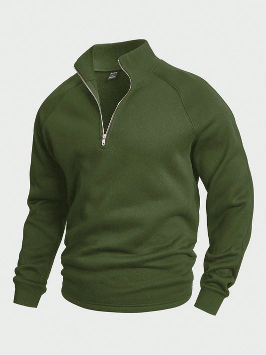 Antonio | Zip-up met halve rits