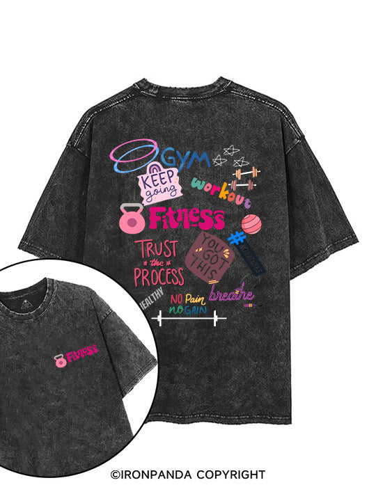 Fitness printed Gym Shirt