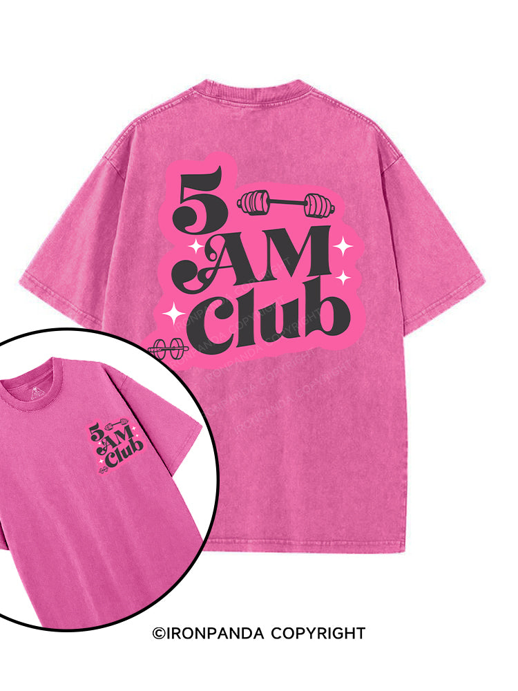 5 AM Club printed Gym Shirt