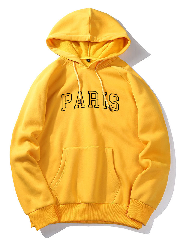 Paris Print Hoodie