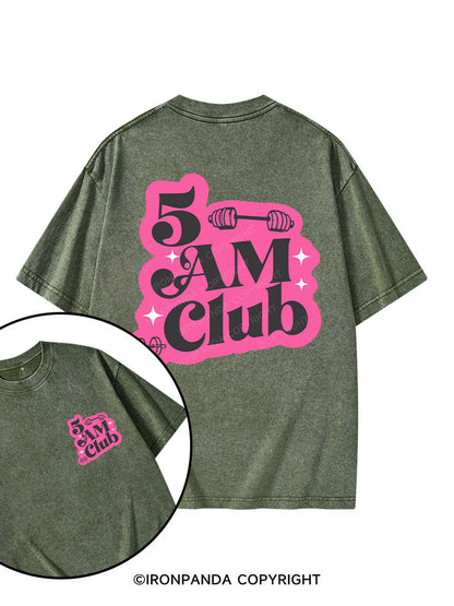 5 AM Club printed Gym Shirt