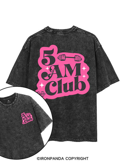 5 AM Club printed Gym Shirt