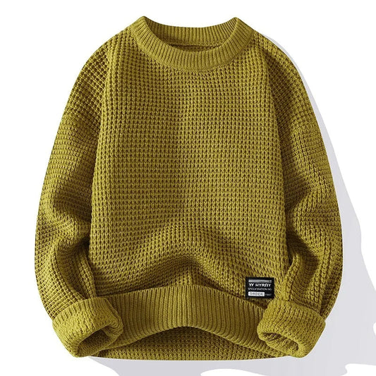 Hudson Waffle Crewneck Sweater