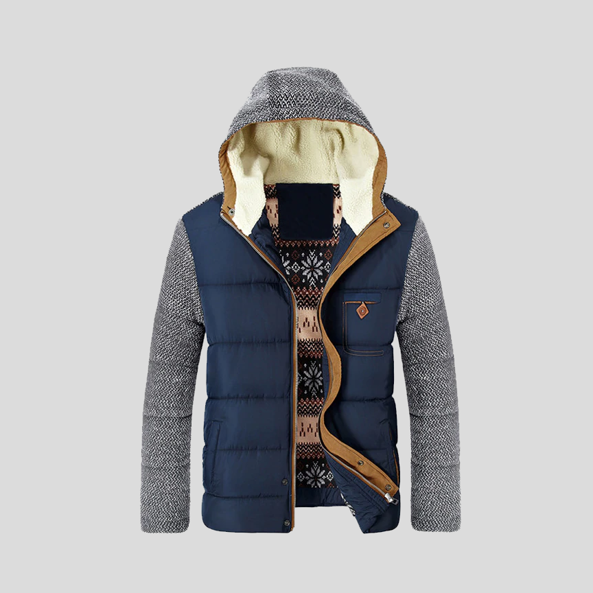 Charles | Quilted Winter Jacket with Hood