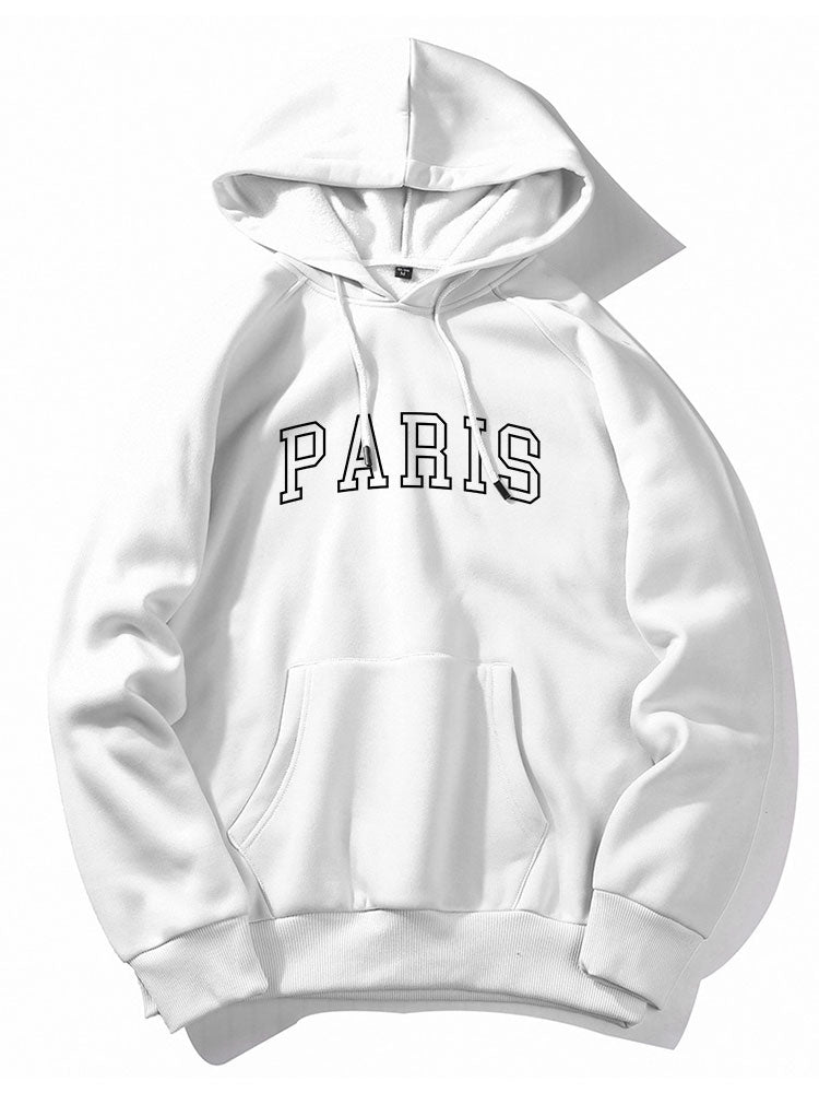 Paris Print Hoodie
