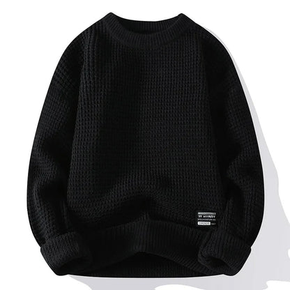 Hudson Waffle Crewneck Sweater