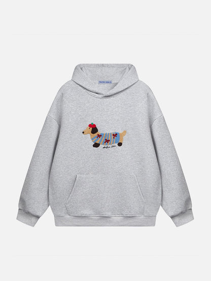 Cartoon Dachshund Hoodie