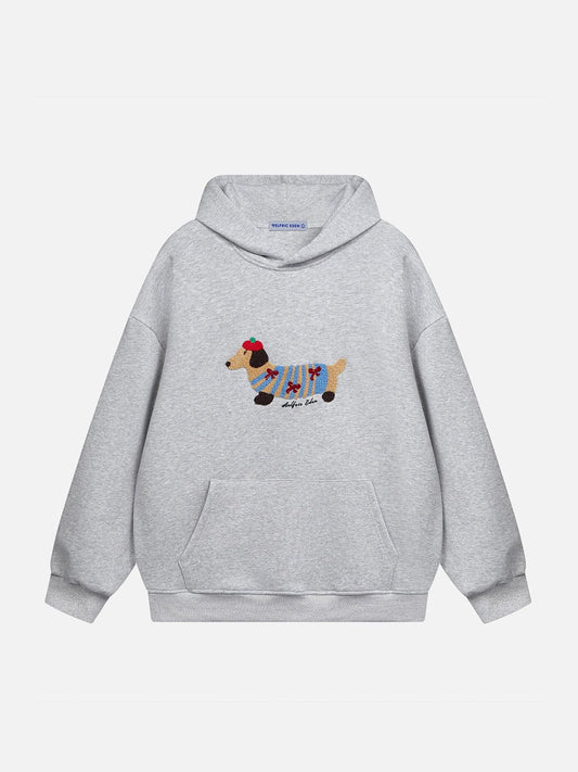 Cartoon Dachshund Hoodie