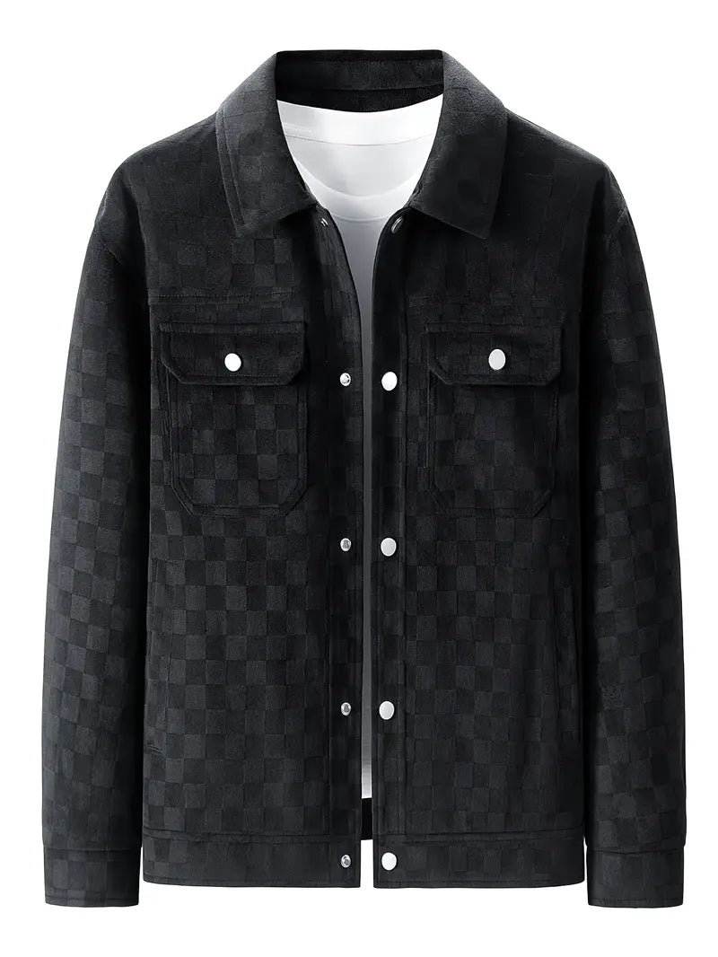 Shaviro - Checkered Suede Jacket