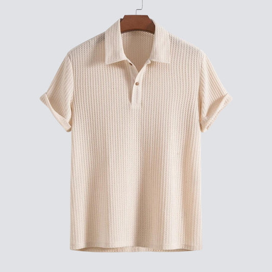 Fabio | Wafel Gebreide Polo