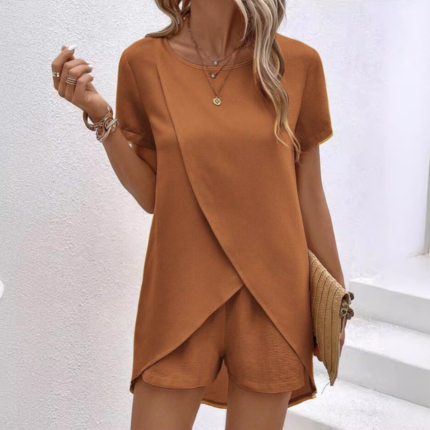 AMALIA – Elegant Summer Co-ord Lounge Set