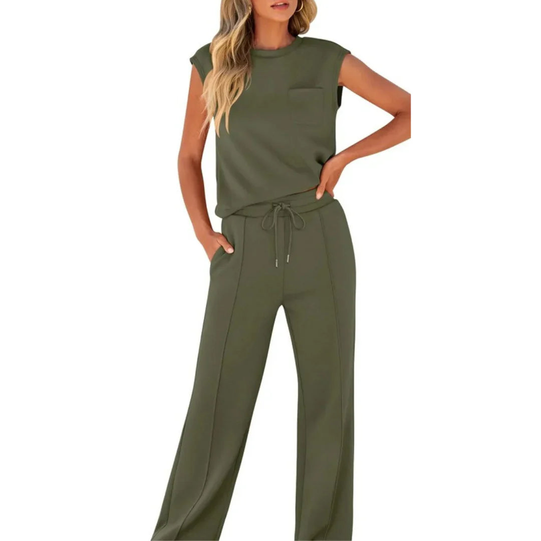 KAIYA – Casual Summer Soft Lounge Co-Ord