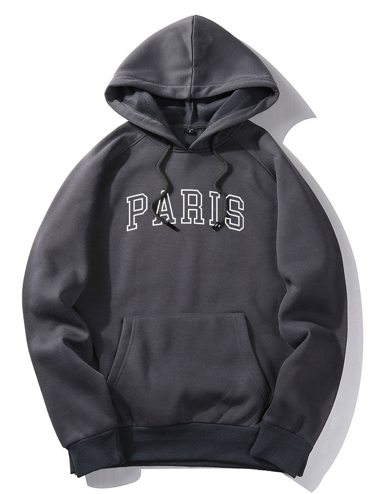 Paris Print Hoodie