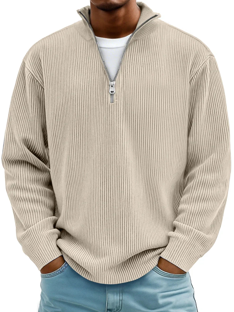 Christian | Stylish Half-Zip Sweater