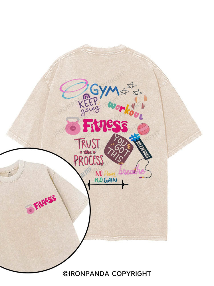 Fitness printed Gym Shirt