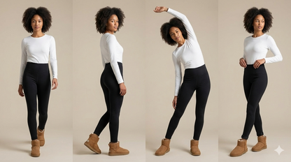 Thermal Fleece Lined Leggings for Women