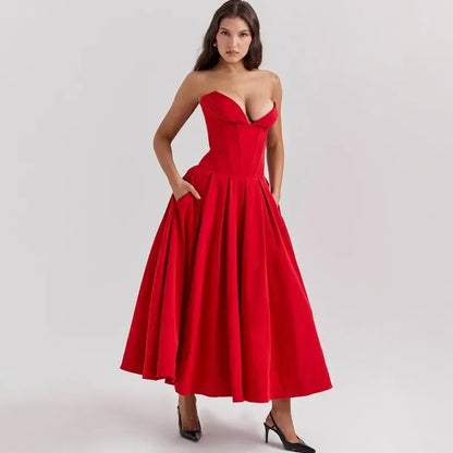 Emilia - Strapless Evening Dress