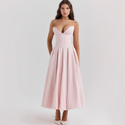 Emilia - Strapless Evening Dress