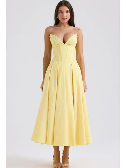 Emilia - Strapless Evening Dress