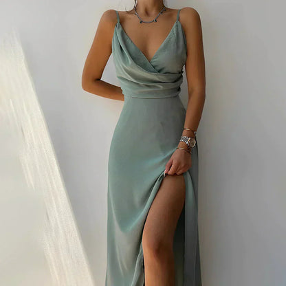 Lila | Satin dress