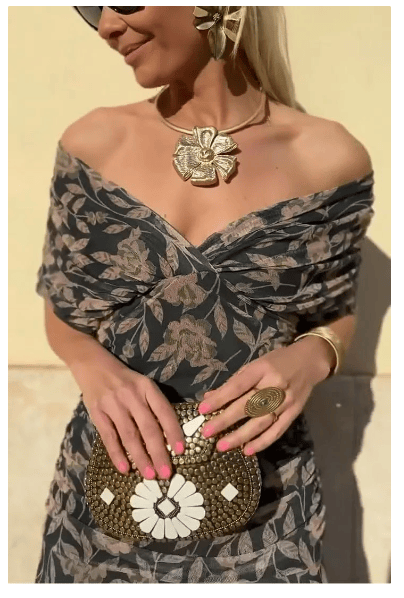 Naomi | Floral Off-Shoulder Maxi Dress