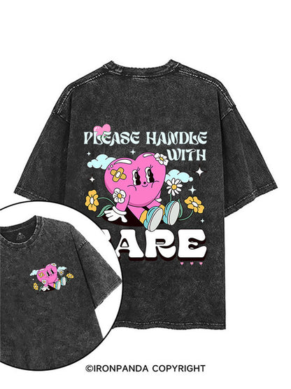 Please Handle with Care printed Gym Shirt