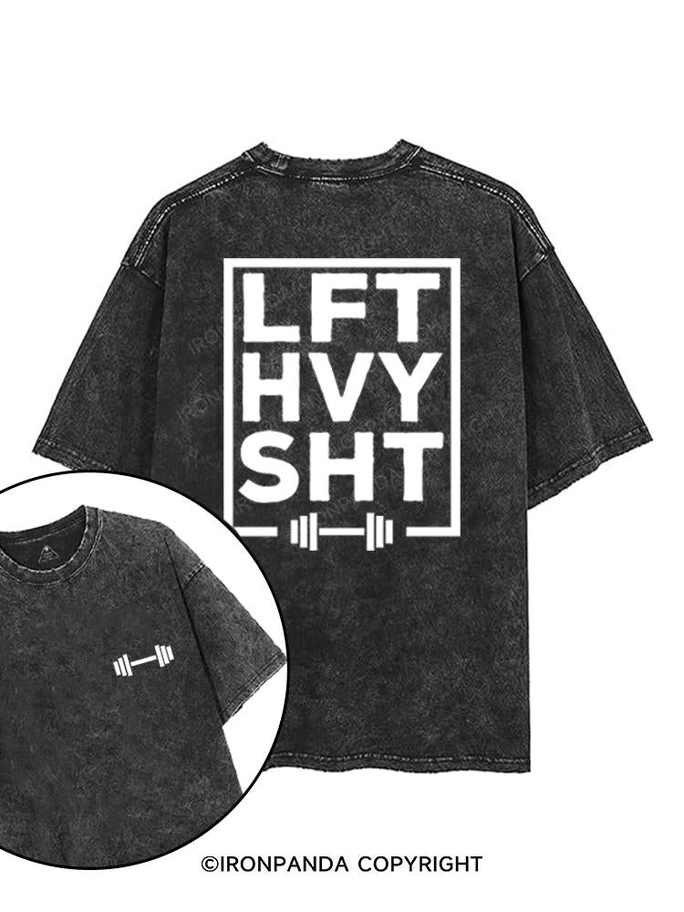 LFT HVY SHT printed Gym Shirt