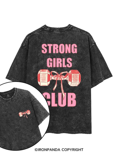 STRONG GIRLS printed Gym Shirt