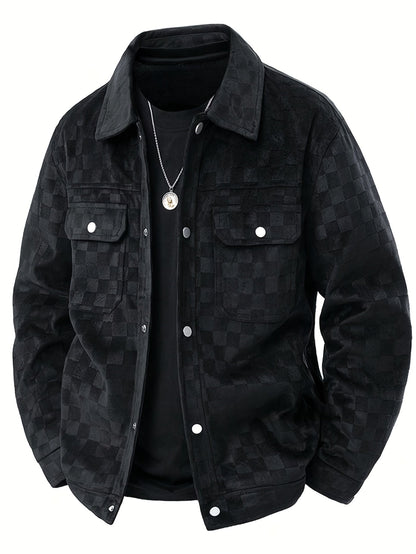 Shaviro - Checkered Suede Jacket